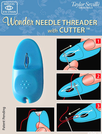 Wonder Needle Threader With Cutter