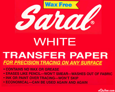 Saral Wax Free Transfer Paper - White