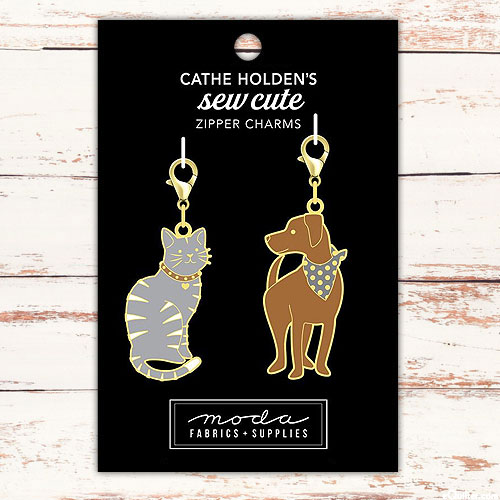 Sew Cute - Zipper Charms - Cats & Dogs