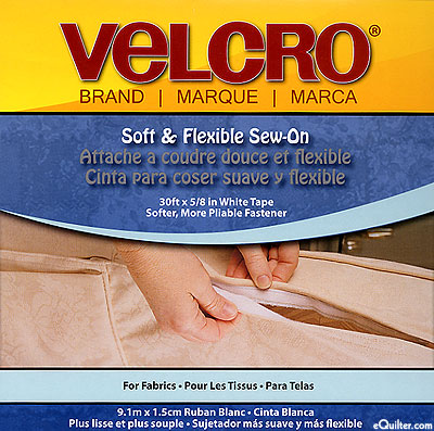 Velcro Soft & Flexible Tape - White