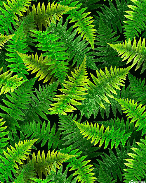 Open Air - Forest Ferns - Kelly Green - DIGITAL PRINT