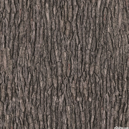 Open Air - Rough Bark - Charcoal Gray - DIGITAL PRINT