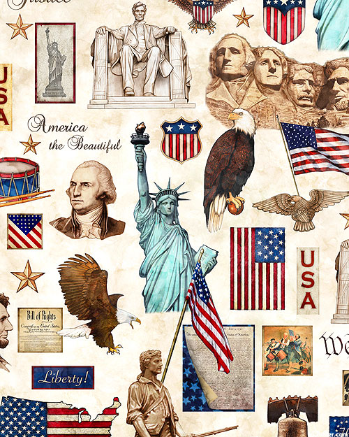 Indivisible - The Great USA - Cream - DIGITAL PRINT