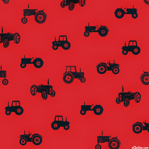 Red Barn Farm - Tractors - Scarlet - DIGITAL