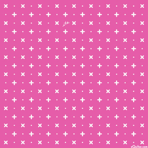 Cat Flat - Wallpaper Sparkles - Fuchsia - DIGITAL