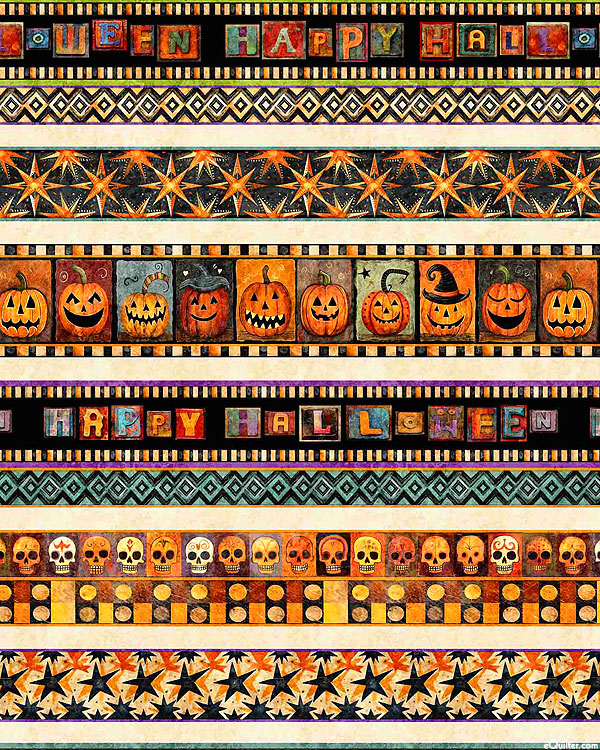 Creepin' It Real - Halloween Haunt Stripe - Multi - DIGITAL