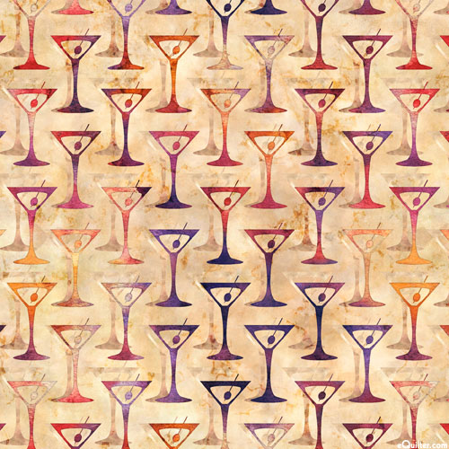 Cocktail Hour - Martini Twist - Blushing Beige - DIGITAL