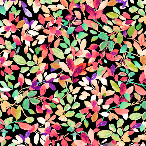 Jacqueline - Vibrant Leaves - Multi - DIGITAL