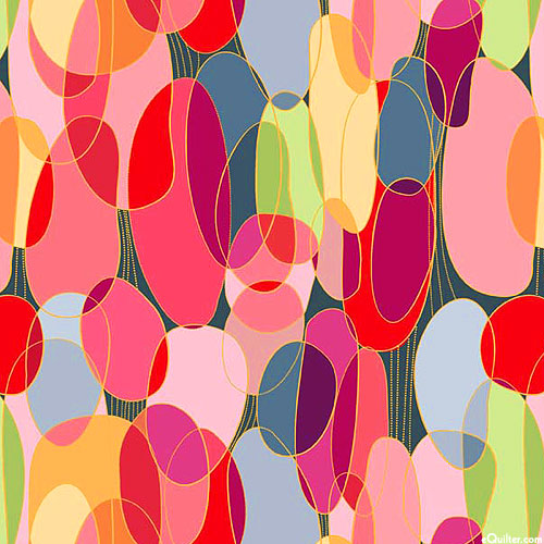 Floral Jubilee - Glass Globs - Rosie Pink - DIGITAL
