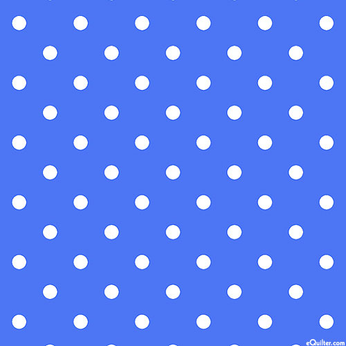 Dots & Stripes - Medium Dot Grid - Royal Blue - DIGITAL