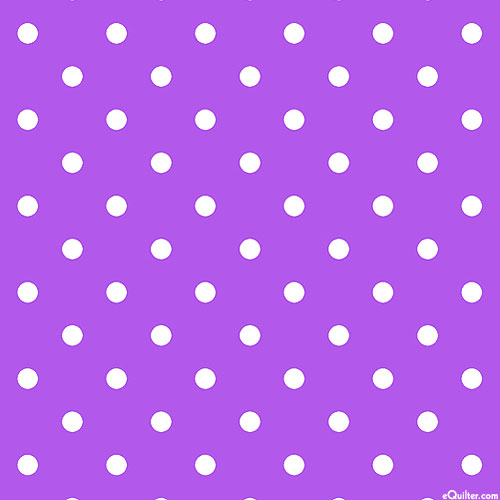Dots & Stripes - Medium Dot Grid - Lilac Purple - DIGITAL