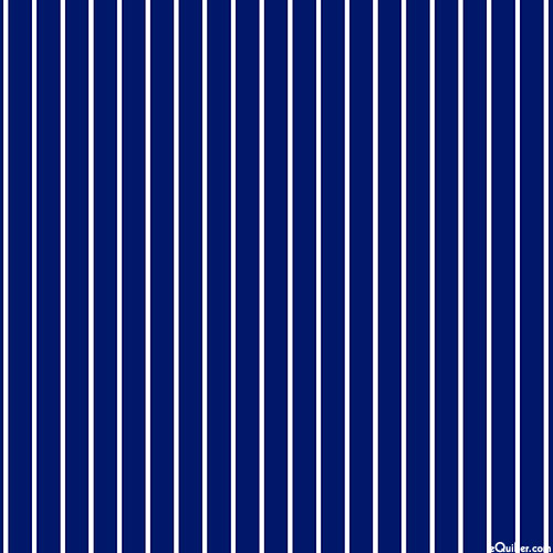 Dots & Stripes - Thin Stripes - Dk Navy - DIGITAL