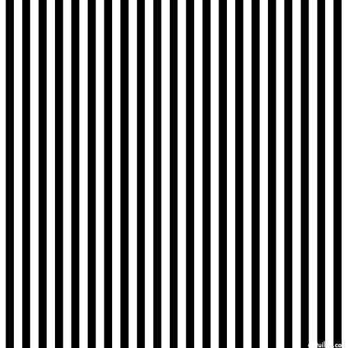 Dots & Stripes - Medium Stripes - Black - DIGITAL