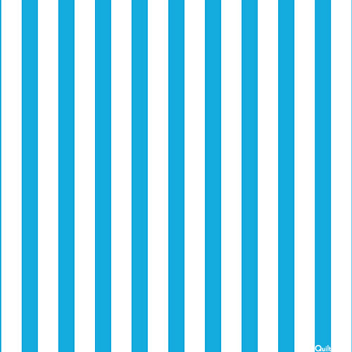 Dots & Stripes - Large Stripes - Alpine Blue - DIGITAL