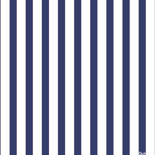 Dots & Stripes - Large Stripes - Dk Navy - DIGITAL