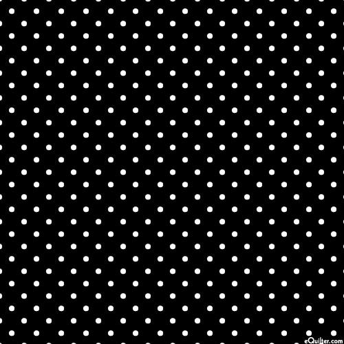Dots & Stripes - Small Dot Grid - Black - DIGITAL