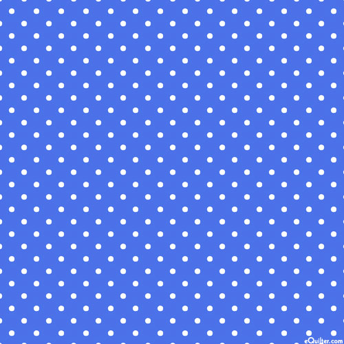 Dots & Stripes - Small Dot Grid - Cornflower Blue - DIGITAL