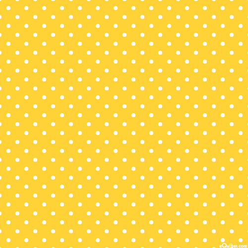 Dots & Stripes - Small Dot Grid - Daffodil Yellow - DIGITAL