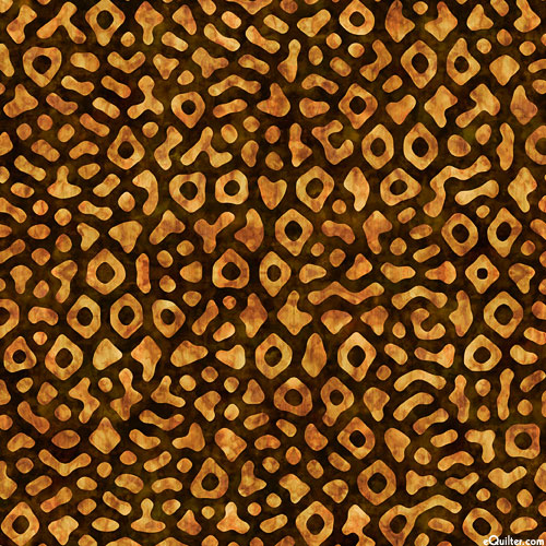 African Designs - Cheetah - Espresso Brown - DIGITAL