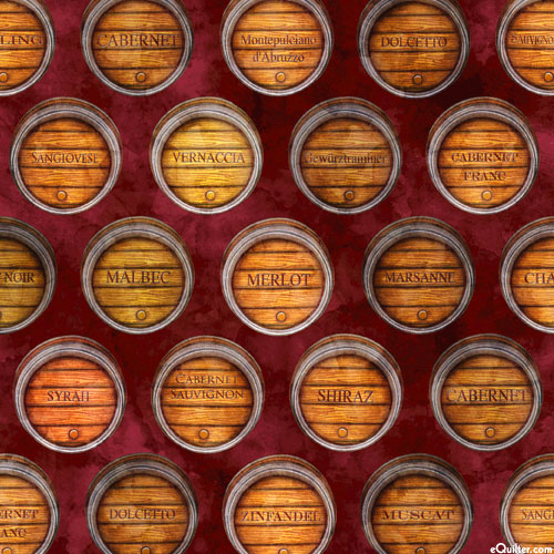 A Little Wine - Wine Barrel Varietals - Mulberry - DIGITAL