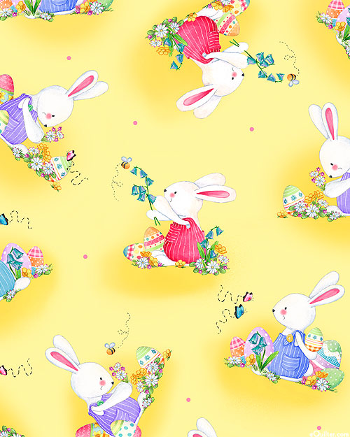 Bunny Wishes - Easter Play - Butter Yellow - DIGITAL