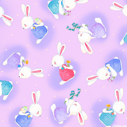 Bunny Wishes - Play Date - Lavender Purple - DIGITAL