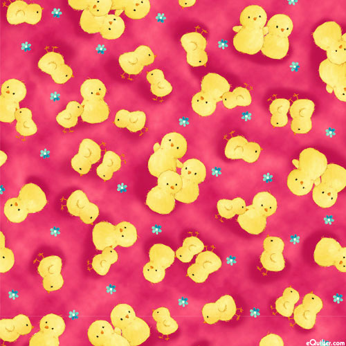 Bunny Wishes - Easter Chicks - Berry Sorbet - DIGITAL