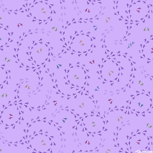 Tweet! Tweet! - Bird Tracks - Lilac Purple - DIGITAL