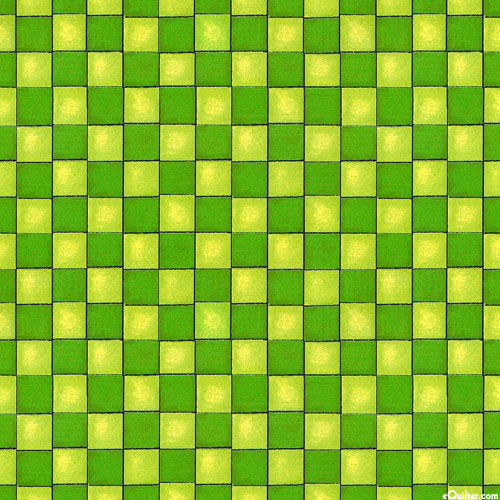 Who Let The Hogs Out - Checkerboard - Kiwi Green - DIGITAL