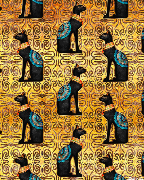 Pharaoh - Regal Cats - Brass Gold - DIGITAL
