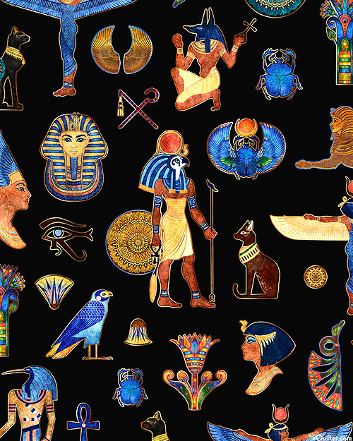 Pharaoh - Egyptian Gods - Black - DIGITAL