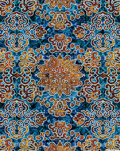 Heirloom - Persian Rug - Cerulean Blue