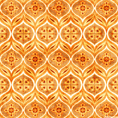 Prairie Dream - Tile Mosaic - Ginger Gold - DIGITAL