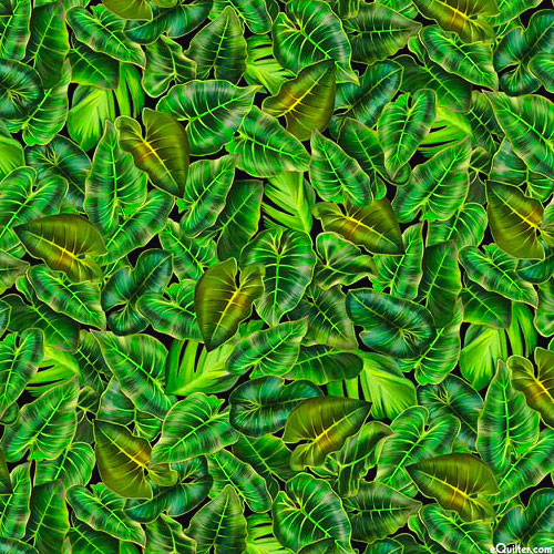 Jungle Paradise - Forest Canopy - Parrot Green - DIGITAL