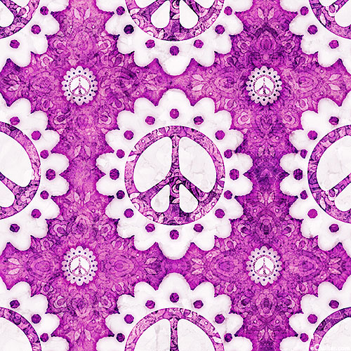Flower Child - Textures of Peace - Cosmos Purple - DIGITAL