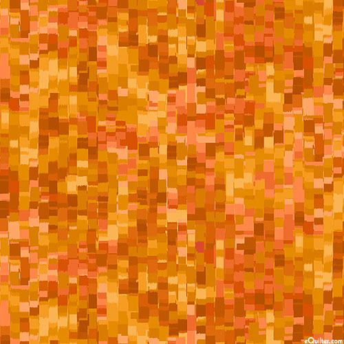 Ombre Squares - Color Study Pixels - Autumn Gold - DIGITAL