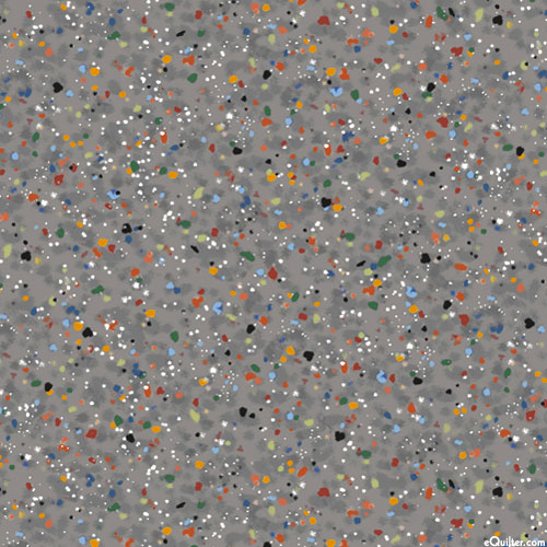 Speckles - Art Confetti - Stone Gray - 108" QUILT BACKING