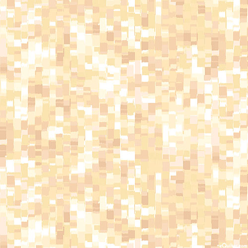 Ombre Squares - Color Study Pixels - Ivory - 108" QUILT BACKING