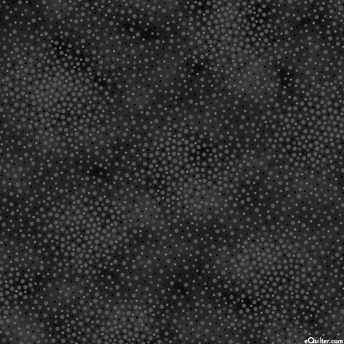 Spotsy Wide - Speckled Dots - Pepper Black - 108" QUILT BACKING
