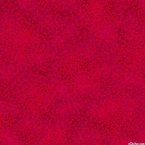 Spotsy Wide - Speckled Dots - Wine Red - 108" QUILT BACKING