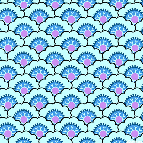 Madelyn - Stylized Florals - Mint - DIGITAL