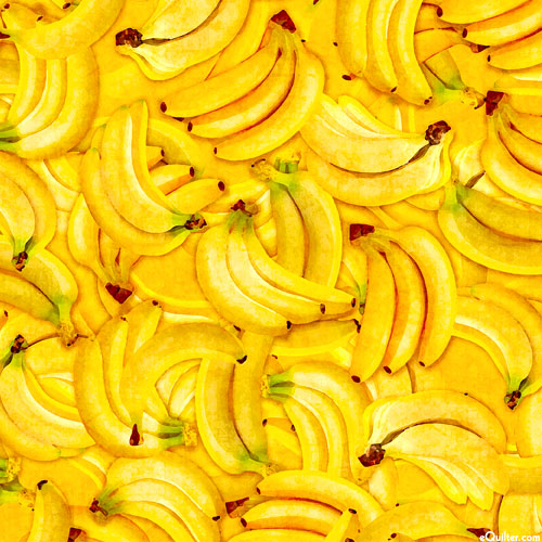 Fresh - Bunches of Bananas - Sun Yellow - DIGITAL PRINT
