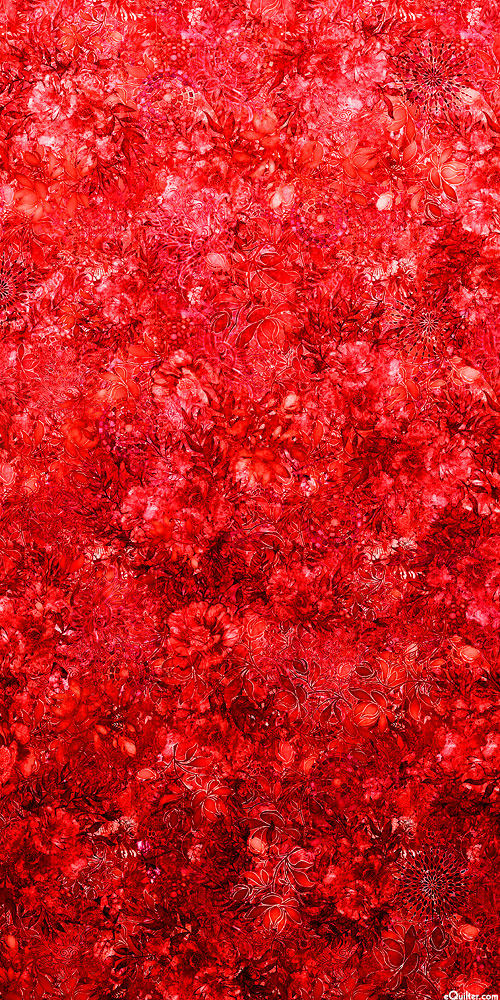 Floralessence - Blooming Ombre - Ruby Red - DIGITAL PRINT