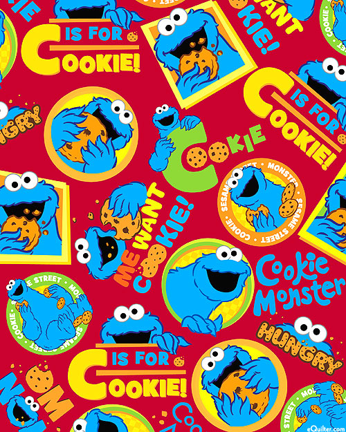 Sesame Street - C Is For Cookie! - Lacquer Red