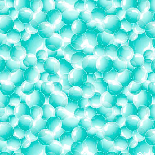 Seashell Mystique - Ocean Bubbles - Seaglass Green - DIGITAL