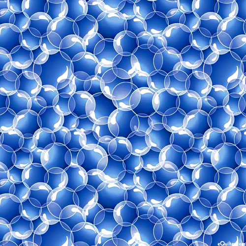 Seashell Mystique - Ocean Bubbles - French Blue - DIGITAL