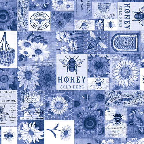 Sweet As Honey - Apiary Blocks - Dusk Blue - DIGITAL