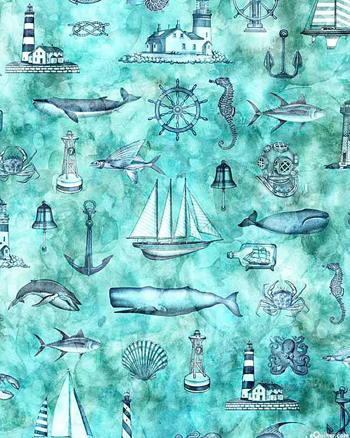 Siren's Call - Maritime Adventure - Deep Aqua - DIGITAL