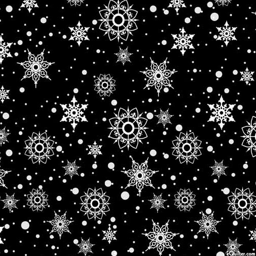 Snowman Follies - Snowfall - Black - DIGITAL