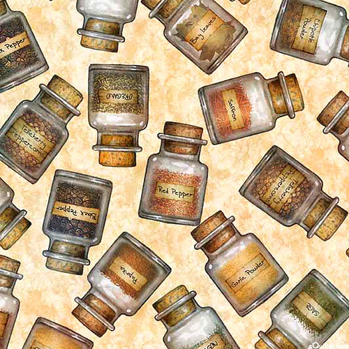 Sizzle & Spice - Spice Jars - Buttercreme Beige - DIGITAL